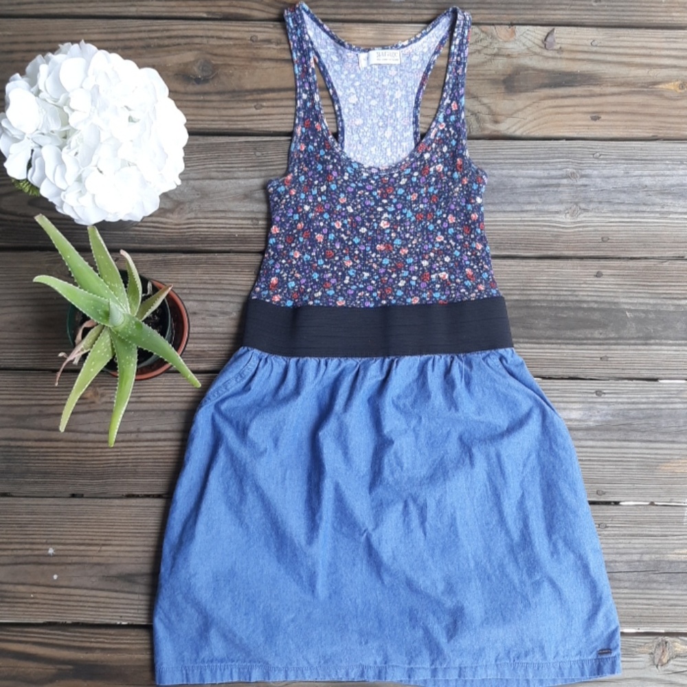 Garage denim tank top dress size S